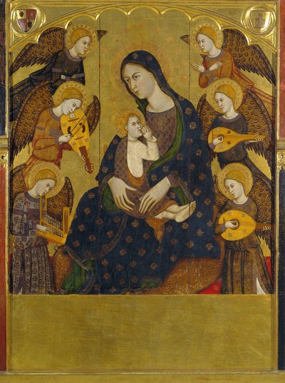 Virgin Suckling the Child by Llorenç Saragossà
